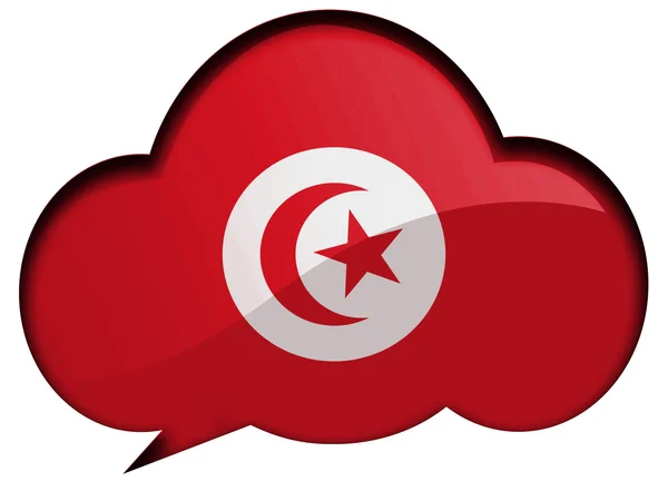 La bandera de Túnez —  Fotos de Stock