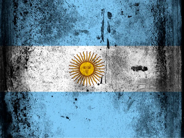 Die argentinische Flagge — Stockfoto