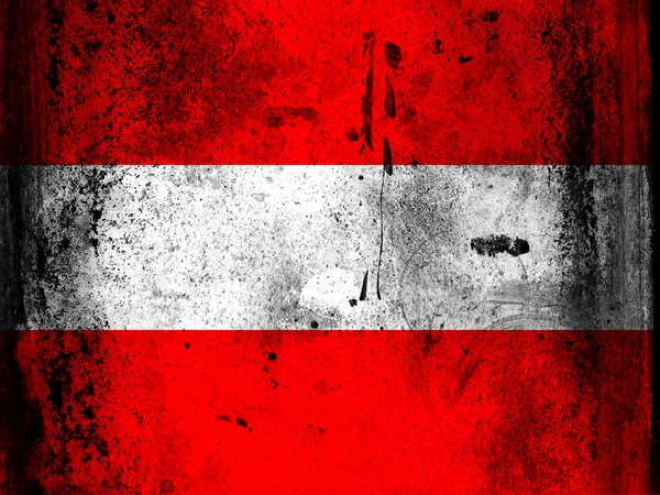 Le drapeau autrichien — Photo