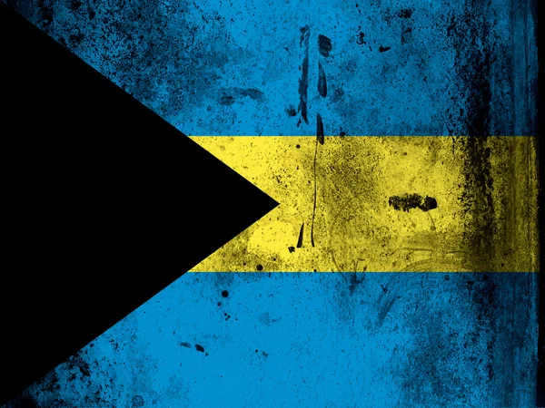 Bahamas flagg — Stockfoto