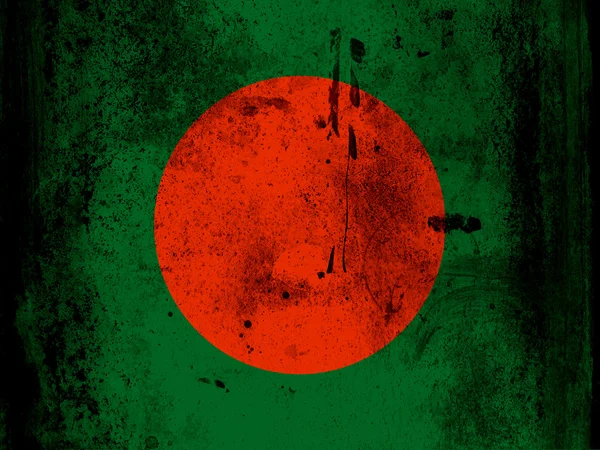 La bandera de Bangladesh —  Fotos de Stock