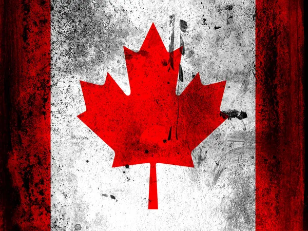 La bandera canadiense — Foto de Stock