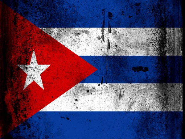 Η σημαία της Κούβας — Φωτογραφία Αρχείου