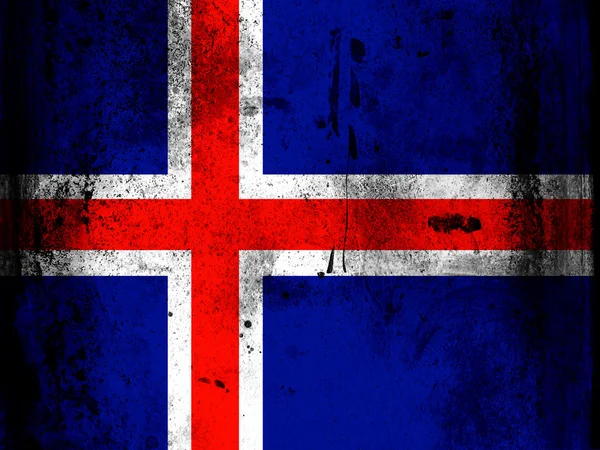 아이슬란드 국기 — 스톡 사진