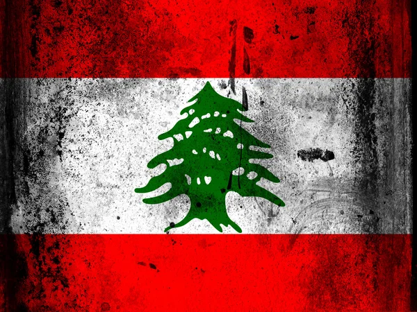 The Lebanese flag