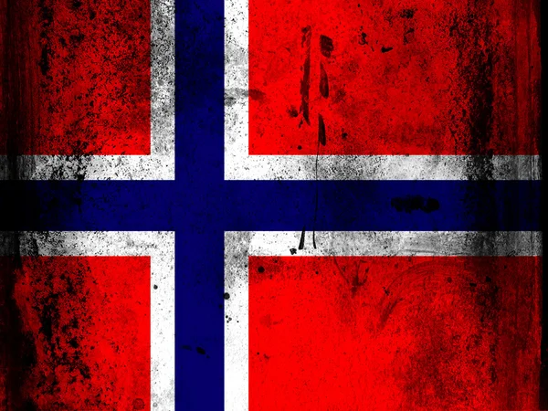 La bandera noruega —  Fotos de Stock