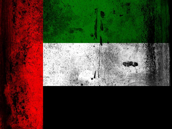 Birleşik Arap Emirlikleri bayrağı — Stok fotoğraf