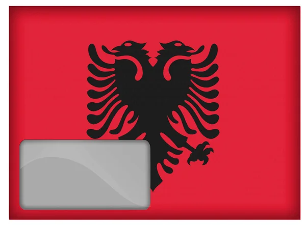 Flagi Albanii — Zdjęcie stockowe