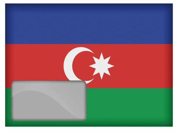 The Azerbaijani flag — Stock Photo, Image