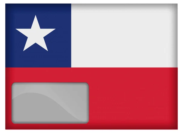 Chile flagga — Stockfoto