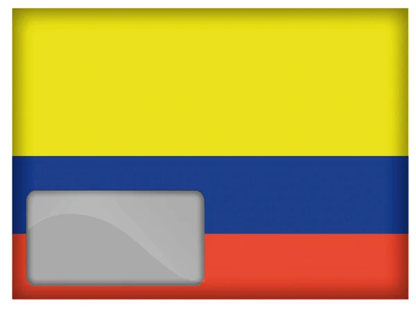 La bandera colombiana — Foto de Stock