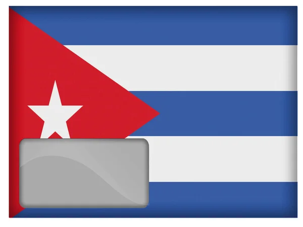 De Cubaanse vlag — Stockfoto