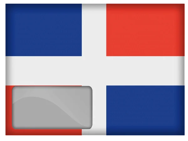 La bandiera della Repubblica Dominicana — Foto Stock