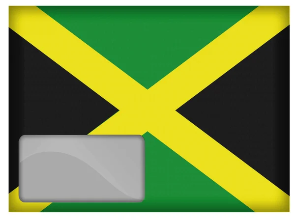 The Jamaica flag — Stock Photo, Image