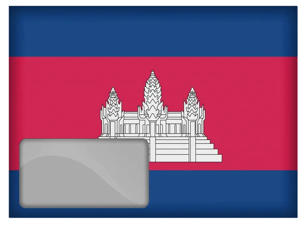 Bandiera Cambogia — Foto Stock