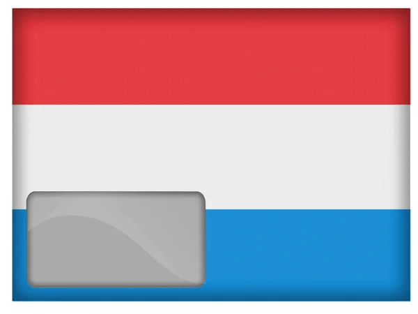 De vlag van Luxemburg — Stockfoto