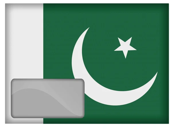 Die pakistanische Flagge — Stockfoto