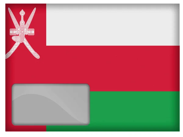 Vlag van Oman — Stockfoto