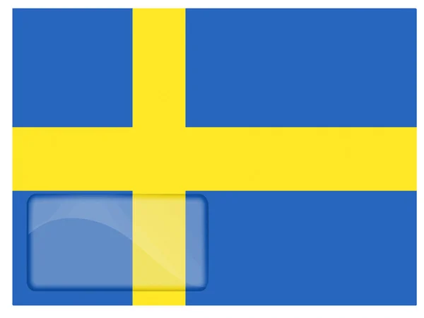 The Swedish flag — Stock Photo, Image