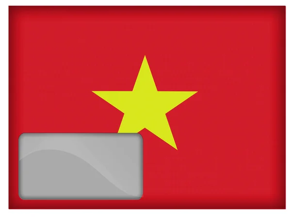 Vietnamesiska flagg — Stockfoto