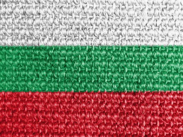 The Bulgarian flag — Stock Photo, Image