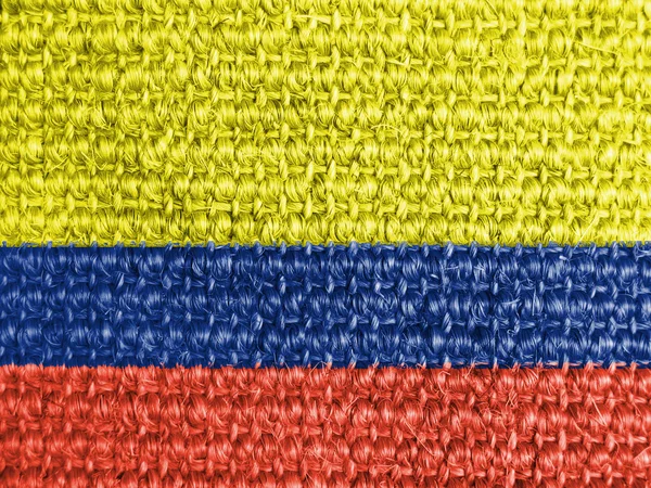 Bandeira colombiana — Fotografia de Stock