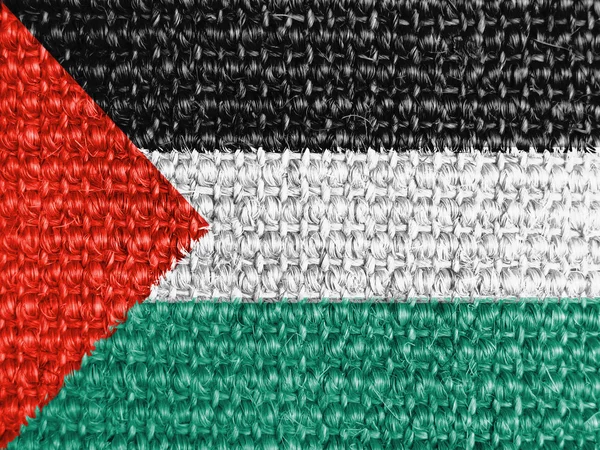 Bandeira palestiniana — Fotografia de Stock