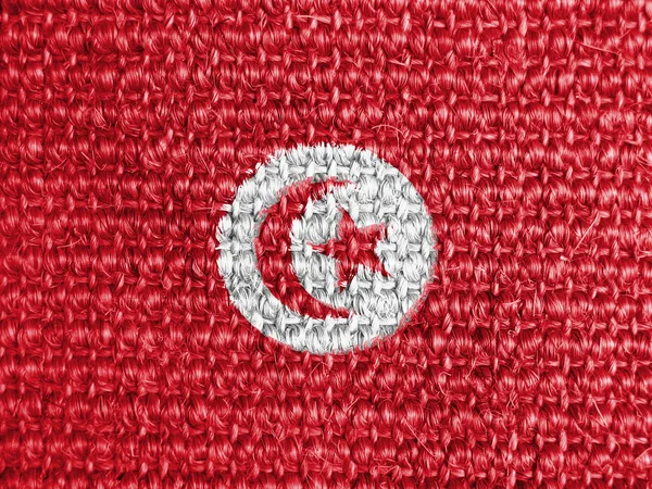 Flaggan tunis — Stockfoto