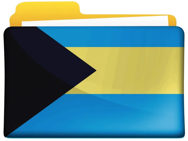 Le drapeau des Bahamas — Photo