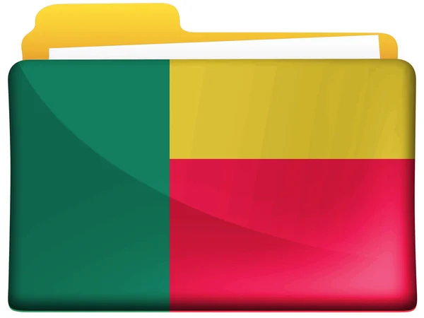 Bandera de Benín —  Fotos de Stock