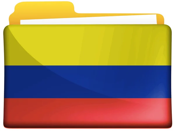 The Colombian flag — Stock Photo, Image