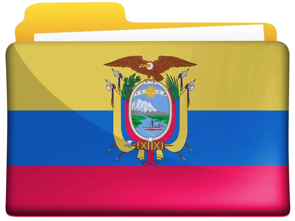 Drapeau de l'Équateur — Photo