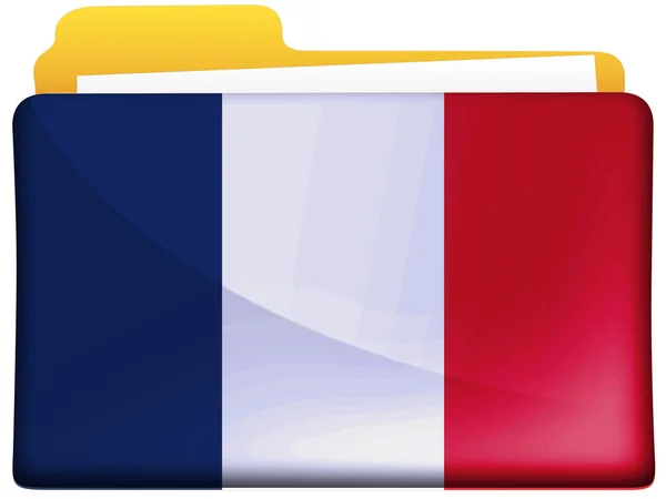 The French flag — Stock Photo, Image