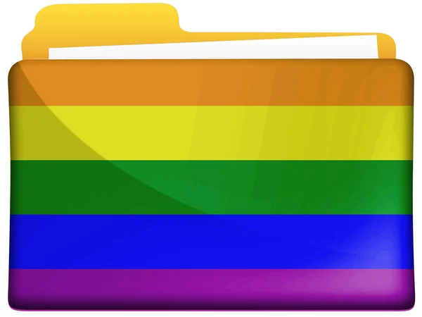 Bandera del orgullo gay — Foto de Stock