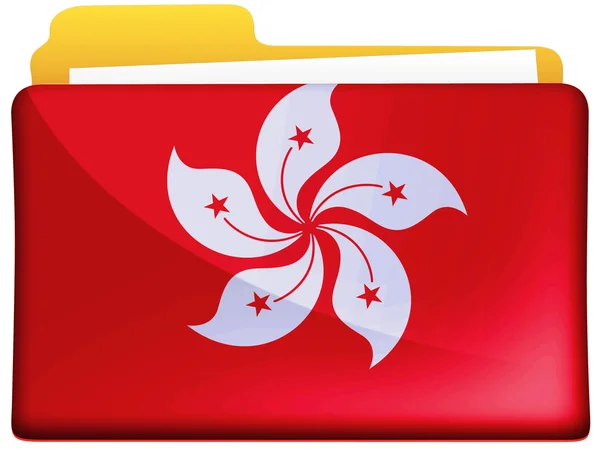 Hong-hong flagga — Stockfoto
