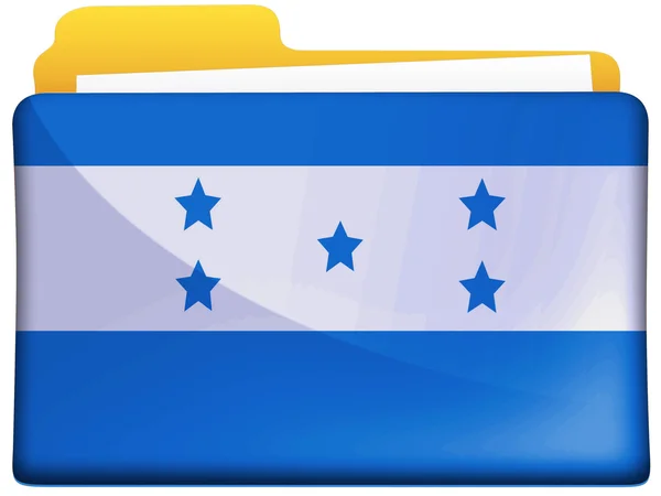 La bandera hondureña — Foto de Stock
