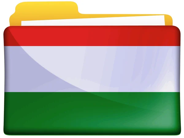 De Hongaarse vlag — Stockfoto