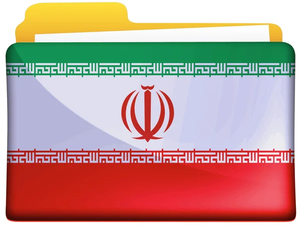 Le drapeau iranien — Photo