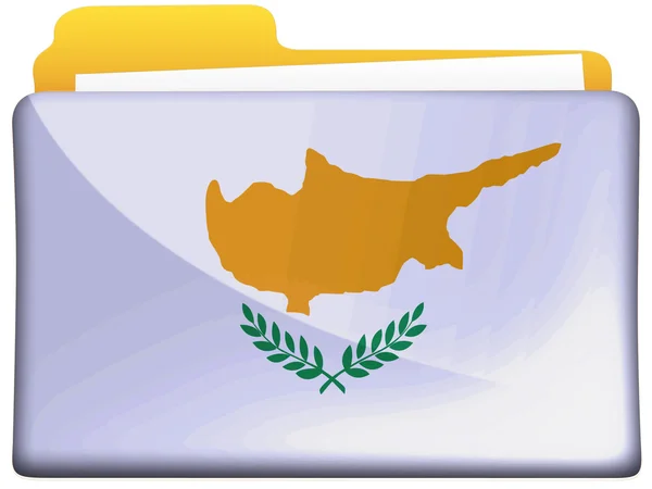 Vlag van Cyprus — Stockfoto