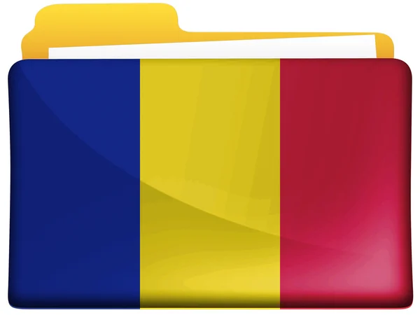Le drapeau de Roumanie — Photo