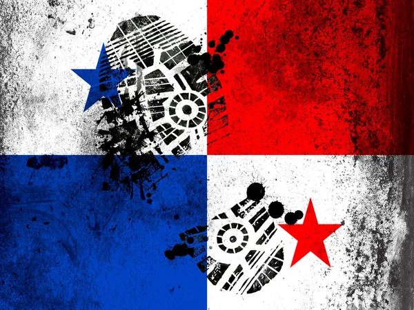 The Panama flag — Stock Photo, Image