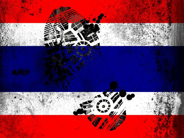 Тайский флаг — стоковое фото