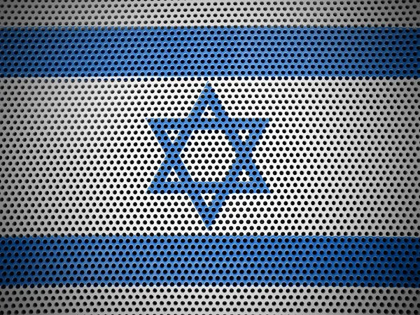 Die israelische Flagge — Stockfoto