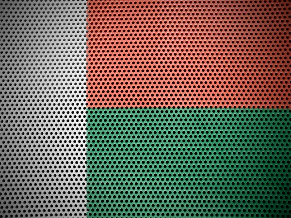 The Madagascar flag — Stock Photo, Image