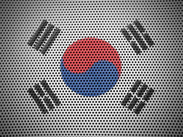 The South Korea flag — Stock Photo, Image