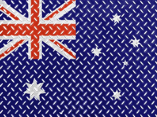 De Australische vlag — Stockfoto