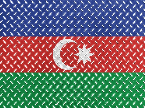 Az azeri zászló — Stock Fotó