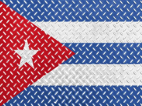 A bandeira cubana — Fotografia de Stock