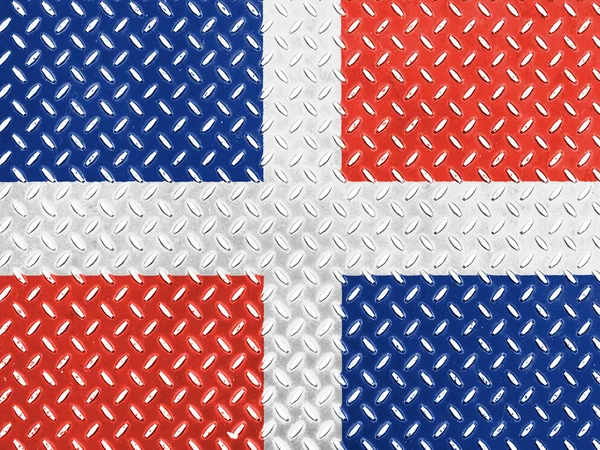 The Dominican Republic flag — Stock Photo, Image