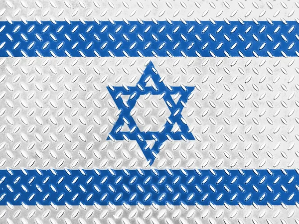 Die israelische Flagge — Stockfoto